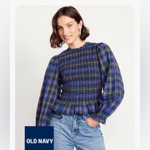 Old Navy Women's Smocked Blouse